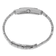 Ladies Charles Hubert Crystal Bezel White Dial 21x46mm Watch