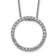 Rhodium Over 14K White Gold Lab Grown Diamond VS/SI GH, Circle Necklace