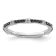 Sterling Silver Stackable Expressions Black and White Diamond Ring 0.216ctw