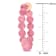 4.63ctw Pink Tourmaline Beaded Hoop Earrings in 18K Rose Gold Over
Sterling Silver