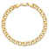 10k Yellow Gold 5.5mm Double Link Charm Bracelet