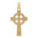 14K Yellow Gold Celtic Cross Pendant