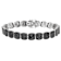 Black Spinel Tennis Bracelet In Sterling Silver 9.78ctw