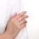 Round and Baguette White Topaz Sterling Silver Eternity Band Ring, 2.60ctw