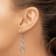 Stainless Steel Polished Infinity Dangle Shepherd Hook Earrings