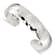 Sterling Silver 13.5mm Hammered Cuff Bracelet