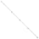14K White Gold Polished with 1-inch Extension Anklet