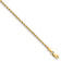 14k Yellow Gold 2mm Diamond-Cut Rope 16 Inch Chain