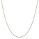 14K Yellow Gold .65mm Round Snake Chain Necklace