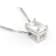 Lab-Grown Diamond Emerald-Cut Slide Pendant In Sterling Silver 0.50ctw