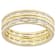 CZ Eternity Band Ring In 18K Gold Over Sterling Silver 3.24ctw