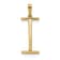 14K Yellow Gold Diamond Letter I Initial Pendant