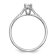 Rhodium Over 14K White Gold First Promise Diamond Promise/Engagement
Ring 0.18ctw