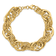 14K Yellow Gold Polished and Textured Fancy Link Bracelet