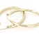 Large Hoop Earrings In 14K Gold