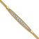 14K Two-tone Polished and Diamond-cut Beaded Fancy Bracelet