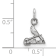 Rhodium Over Sterling Silver MLB St. Louis Cardinals LogoArt Pendant