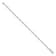 Sterling Silver 3.25mm Elongated Open Link Chain Bracelet