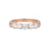 White Cubic Zirconia 18k Rose Gold Over Sterling Silver Ring 2.03ctw