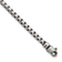 Sterling Silver Antiqued and Satin 4.0mm Box 8 Inch Chain