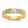 14K Yellow Gold AA Quality Ladies Wedding Band