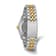 Men's Charles Hubert IP-plated Two-tone Black Dial Watch