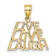 14K Yellow Gold LIVE LAUGH LOVE Charm