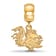 14K Yellow Gold Over Sterling Silver LogoArt University of South
Carolina Small Dangle Bead