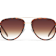 Quay All In Mini Tortoise Aviator Frame / Brown Lenses Sunglasses