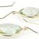 Green Prasiolite 14k Yellow Gold Dangle Earrings 13.00ctw