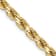 14k Yellow Gold 4.25mm Solid Diamond-Cut Rope 22 Inch Chain