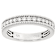 Lab-Grown Diamond Band Ring In Sterling Silver 0.33ctw