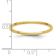 10K Yellow Gold 1.2mm Half Round Satin Stackable Expressions Band