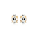 Oval Moissanite 14k Yellow Gold Over Silver Stud Earrings 1.80ctw DEW