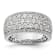 Rhodium Over 14K White Gold Diamond Band 2.02ctw