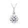 Solitaire CZ Pendant And Ring Set in Sterling Silver