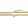 Floral CZ Statement Necklace In 14K Gold Over Brass