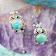 Barse Jewelry 12x10mm, 4mm & 3mm Blue Turquoise Sterling Silver
Emile Hoop Earrings