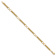 14k Yellow Gold Polished Infinity and Fancy Link Bracelet