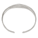 Sterling Silver Polished Multi-strand Cuff Bracelet