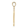 14k Yellow Gold Cut-Out Polished Dog Bone Charm
