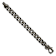 Stainless Steel Antiqued and Brushed 14mm Curb Link Bracelet