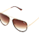Quay All In Mini Tortoise Aviator Frame / Brown Lenses Sunglasses