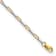 14K Two-tone Polished Fancy Box Links 7.5-inch Bracelet