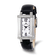 Ladies Charles Hubert Stainless Steel Black Leather Band 23x32mm Watch