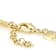 High-Polish Multi-Row Disc Necklace In 18K Gold Over Bronze