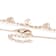 Morganite And White Zircon Station Necklace In 18K Rose Gold Over
Sterling Silver 1.46ctw