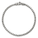 Sterling Silver Antiqued and Satin 3.2mm Box 8 Inch Chain