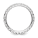 Rhodium Over 14K White Gold Lab Grown Diamond SI1/SI2, G H I, Eternity Band