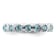 Sterling Silver Stackable Expressions Blue Crystal Ring